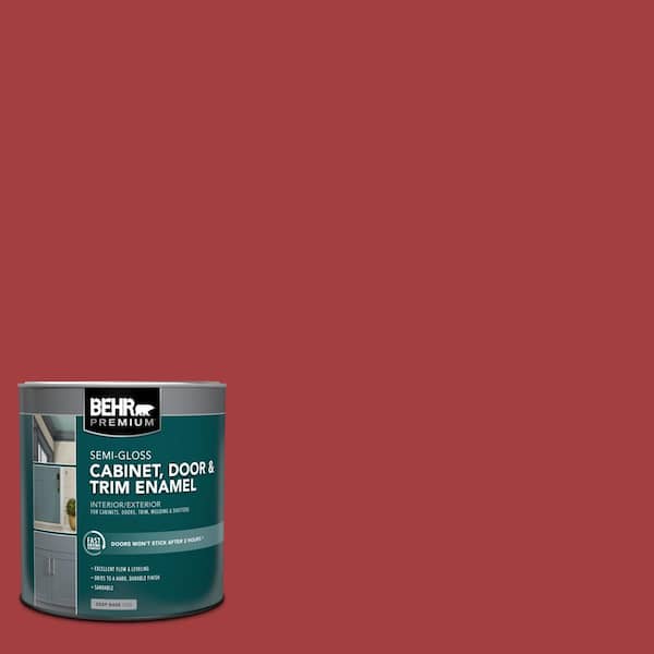 1 qt. #P140-7 No More Drama Semi-Gloss Enamel Interior/Exterior Cabinet, Door & Trim Paint