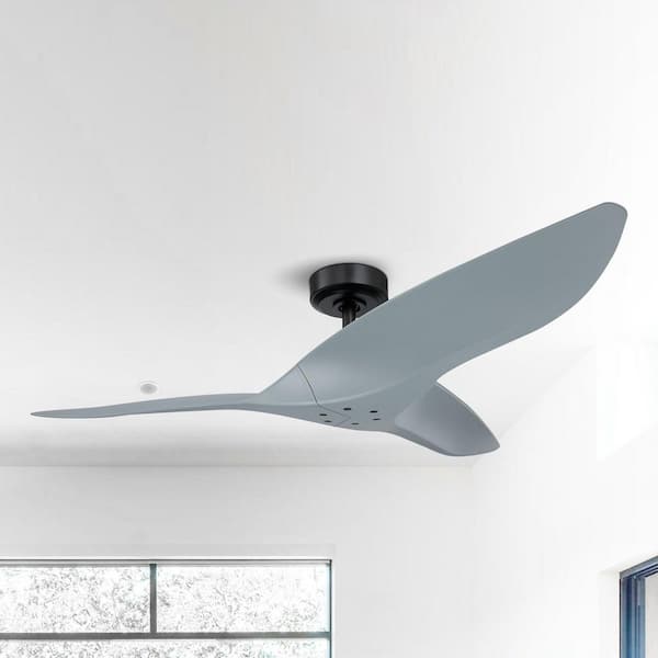 Aerofanture 52 in. Modern Sage Green Downrod DC Reversible Motor Ceiling Fan with Remote Control