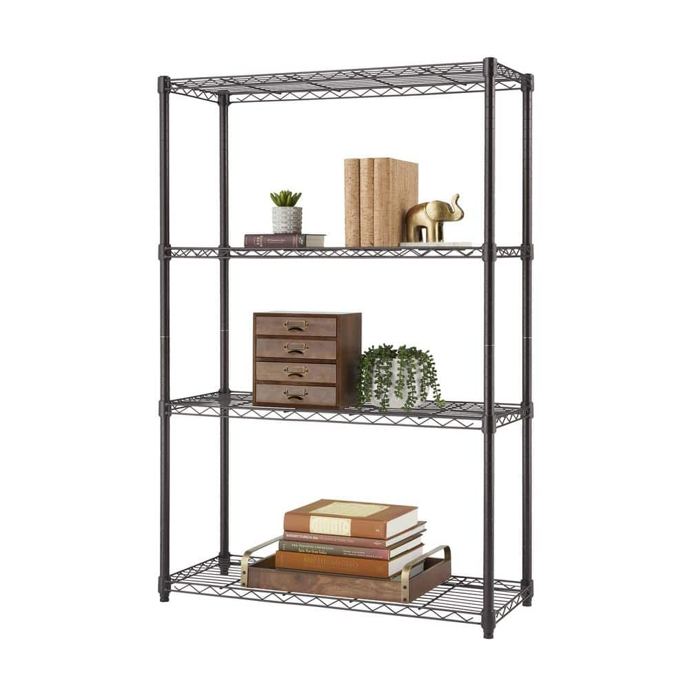 https://images.thdstatic.com/productImages/46c2cb53-8ff4-430c-8d5d-ad9b61dedcdb/svn/dark-bronze-powder-coated-finish-trinity-freestanding-shelving-units-tbfpbr-0901-64_1000.jpg