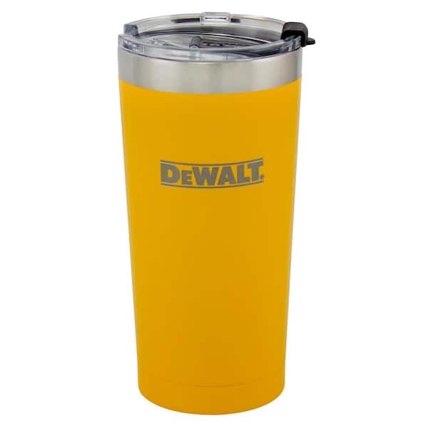 20 oz Yellow Powder Coated Industrial Drinkware, Stainless Steel