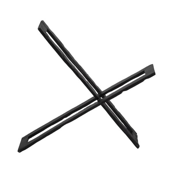 Liv & Skye Black 12 in. x 2 in. Iron Abstract Sculpture