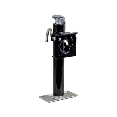 2,000 lbs. Capacity 15 in. Travel Top-Wind Trailer Jack with Swivel Mount