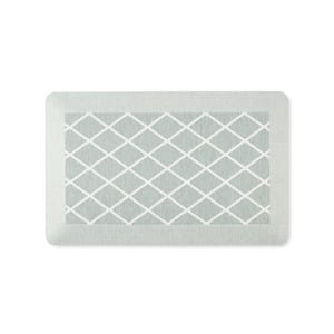 RAYSTAR Green 20 in. x 30 in. x 0.39 in. PVC Kitchen Mat Anti Fatigue Mat Non-Slip Waterproof Memory Foam Kitchen Rug