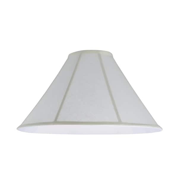 Aspen Creative Corporation 18 In X 11 5 Off White Bell Lamp Shade 30042 White Bell Lamp Shade, How To Measure A Coolie Lampshade