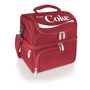 3 Qt. 8-Can Coca-Cola Pranzo Lunch Tote Cooler in Red