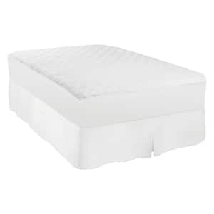 Waterproof Mattress Pads Firm Extra Deep Pocket Polyester Queen Mattress Pad