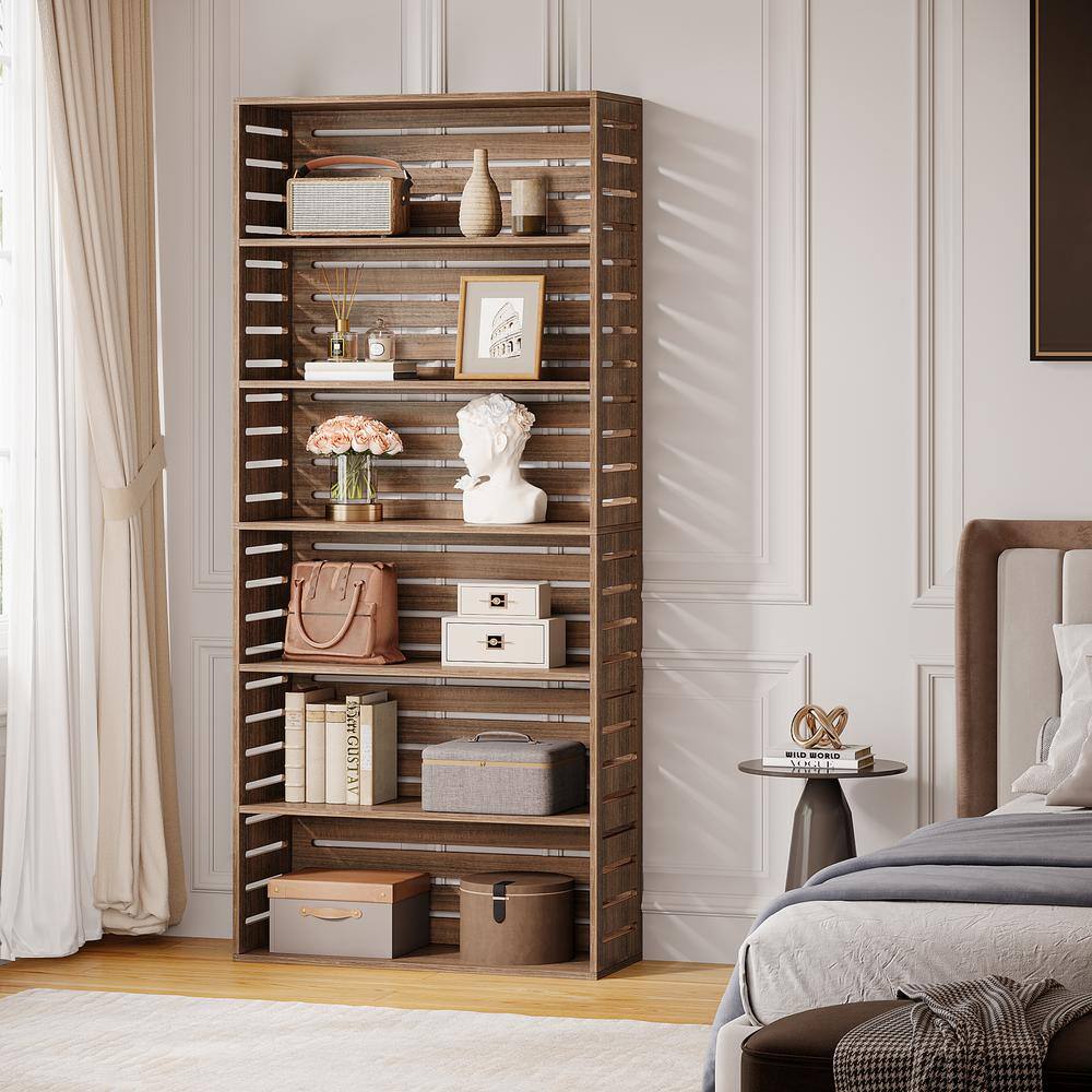 TRIBESIGNS WAY TO ORIGIN Frailey 71 in. Tall Brown Wood Free