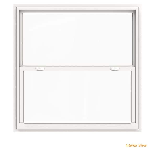 JELD-WEN 42 in. x 42 in. V-4500 Series White Single-Hung Vinyl