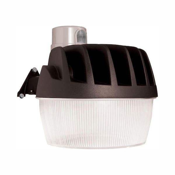 Halo Bronze Outdoor Integrated LED Area Dusk to Dawn Security Light