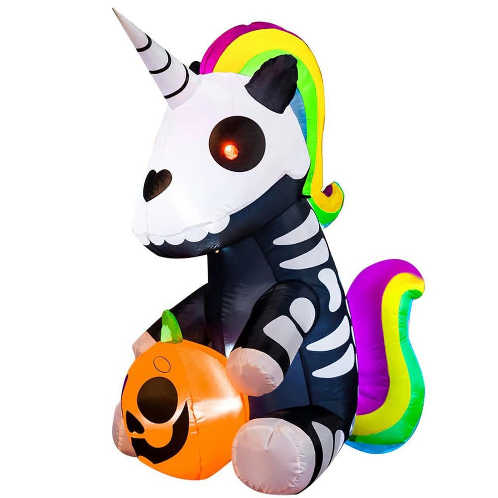 5 Ft. Halloween Skeleton Unicorn Inflatable price history on PriceWatchPro