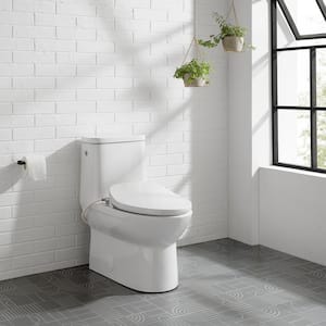 Avancer Elongated Bidet in Glossy White with Cascade Smart Seat
