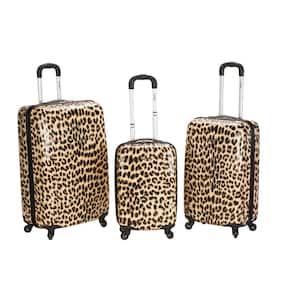 Animal 3-Piece Hardside Luggage Set, Leopard