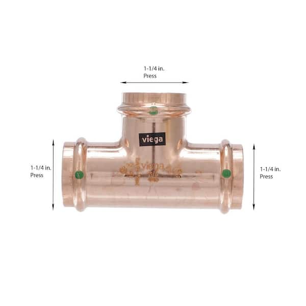 ProPress 1-1/4 in. PXPXP Press Copper Tee