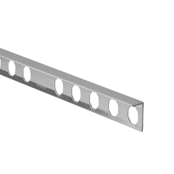 Novosuelo Mirror bright 1/4 in. x 98-1/2 in. Aluminum Tile edging trim