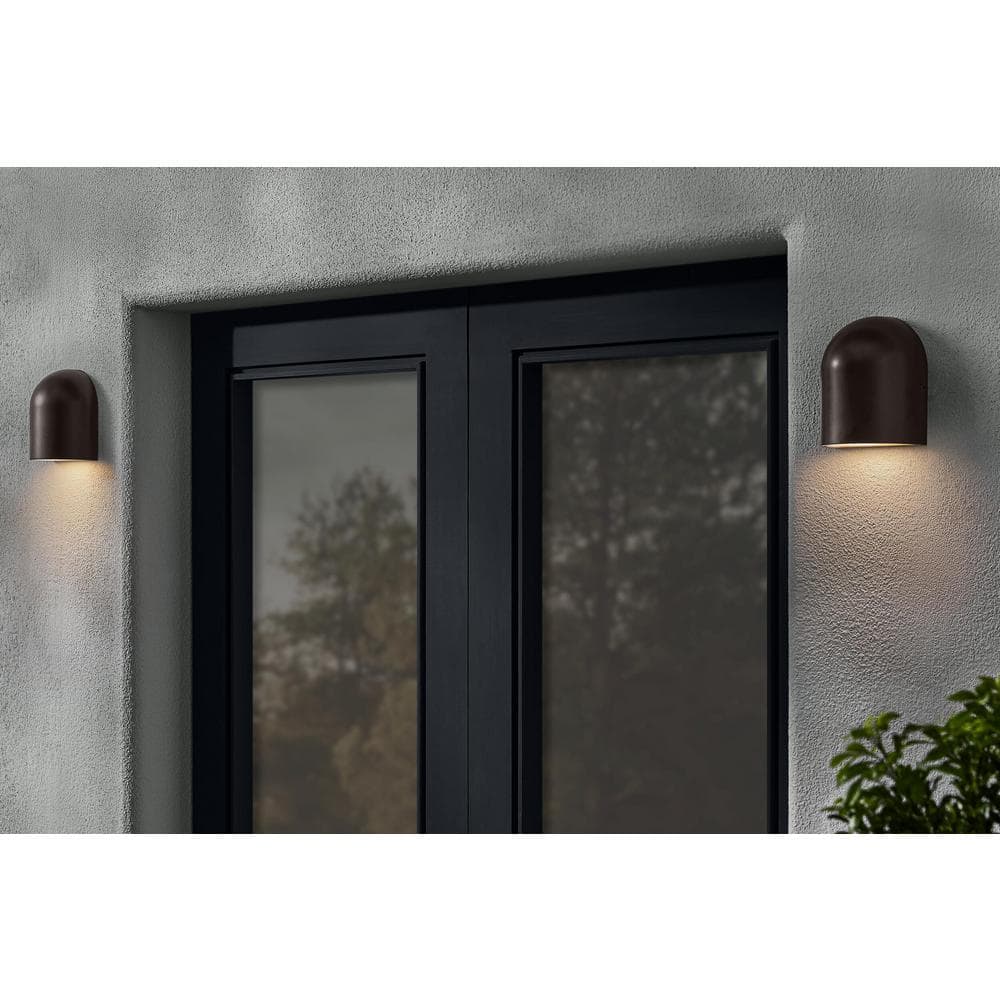 Hampton Bay Jasper 5.5 in. Oil Rubbed Bronze Hardwired Outdoor