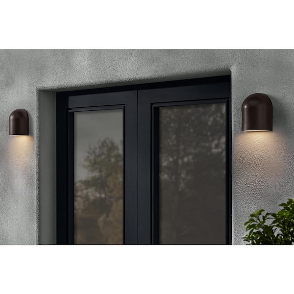 Hampton Bay Jasper 5.5 in. Oil Rubbed Bronze Hardwired Outdoor