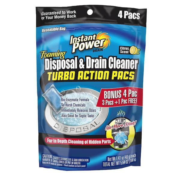 Foaming Disposal and Drain Cleaner 4 Pack