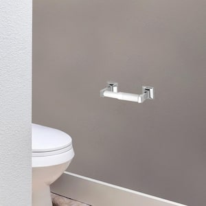 Millbridge Double Post Toilet Paper Holder in Polished Chrome