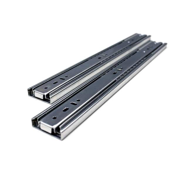 LIUU Heavy Duty Full Extension Ball Bearing Drawer Slides,Side Mount Soft Close Drawer Runners with Lock,Cold Rolled Steel,Maximum Size 150cm 