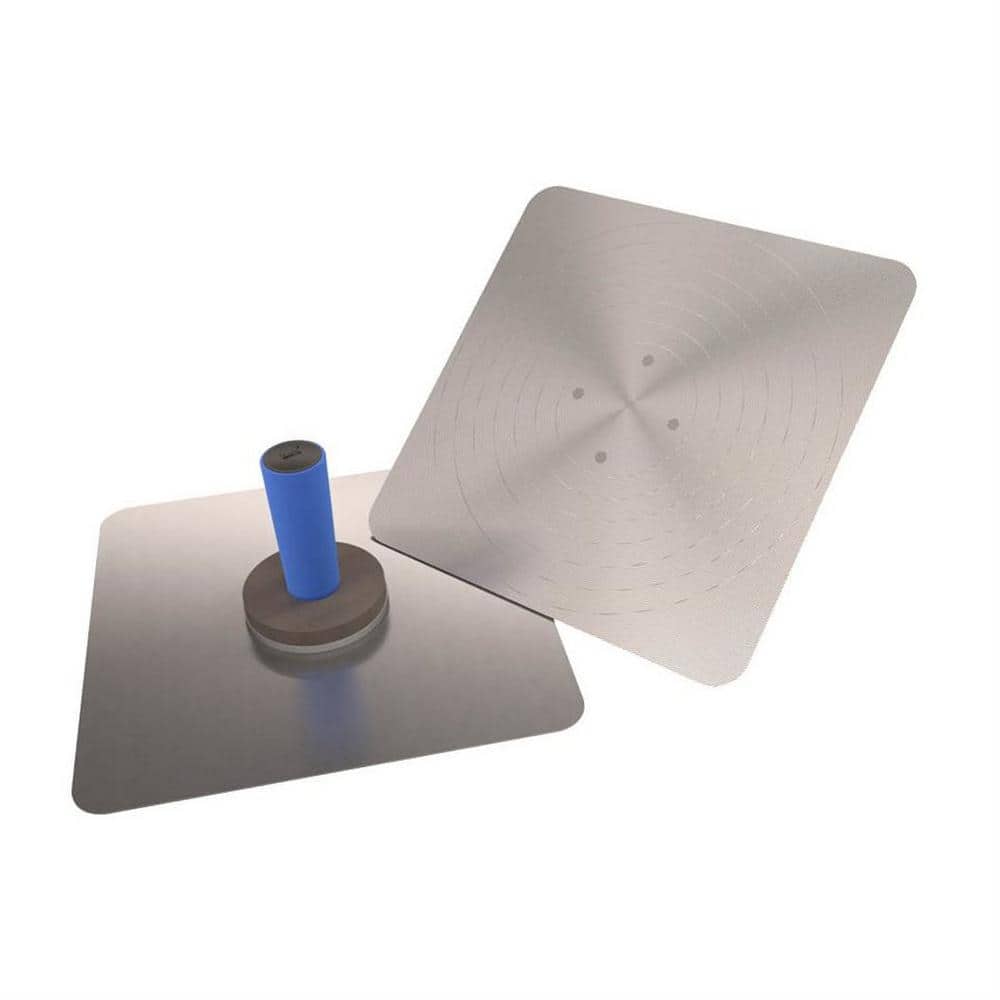 Bon Tool Aluminum Drywall Hawk with 13-in x 13-in Size and 5-in Comfort Grip Handle - 1-Year Warranty