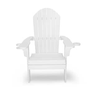 Westwood White All Weather Plastic Outdoor Patio Adirondack Chair