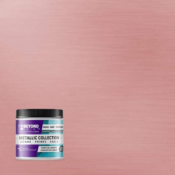 BEYOND PAINT 1 pt. Rose Gold Metallic Collection All-in-One Mulit-Surface Refinishing Paint