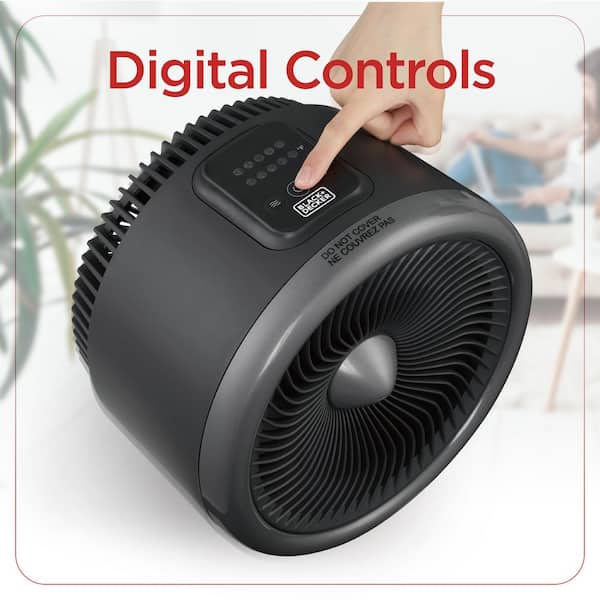 Fingerhut - BLACK+DECKER 1500-Watt Personal Desktop Heater