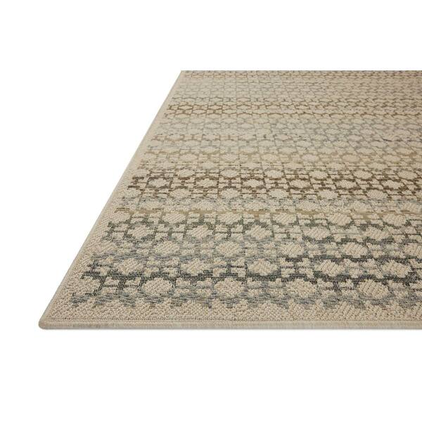 Saylor Ivory / Multi 2 ft. 3 in. x 3 ft. 9 in. Indoor/Outdoor Accent Rug