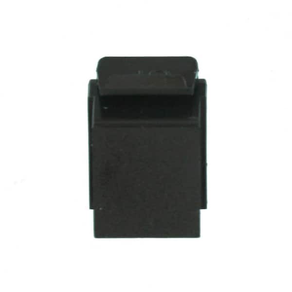 Leviton QuickPort Blank Inserts, Black (10-Pack) 41084-BE 41084-BE