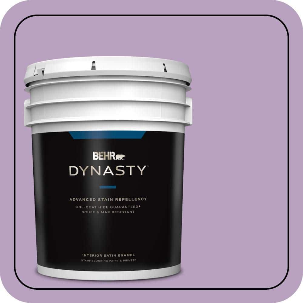 5 gal. #660D-4 Lilac Rose Satin Enamel Interior Stain-Blocking Paint and Primer price history on PriceWatchPro