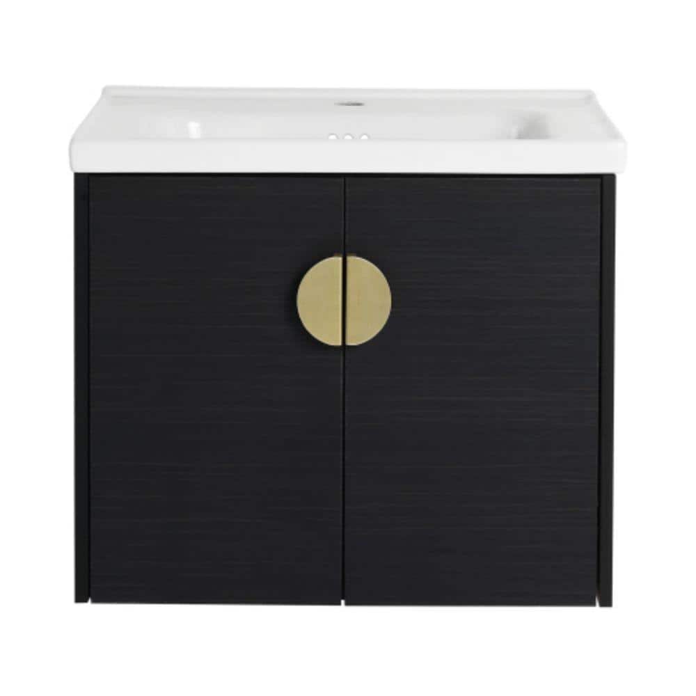 GLEM05 24.00 in. W x 18.50 in. D x 20.70 in. H Single Sink Floating Bath Va