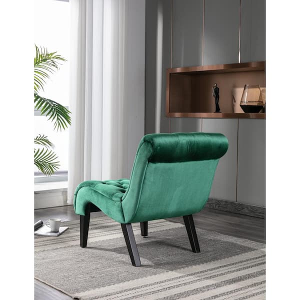 Teal green accent online chair