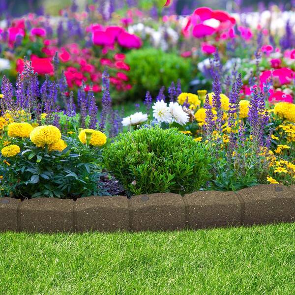 Rubber Garden Edging Earth, How To Install Multy Home Coiled Garden Border Lawn Edging