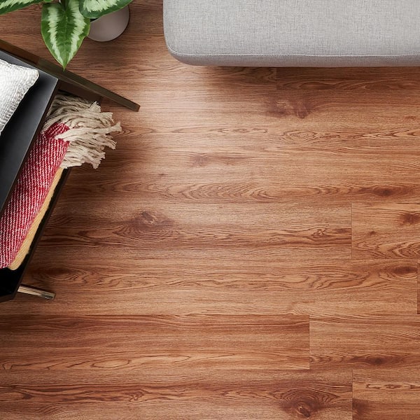 Revive Opulence Oak 12MIL x 6.3 in. W x 48 in. L Glue Down Waterproof Luxury Vinyl Plank Flooring (36 sq. ft./case)