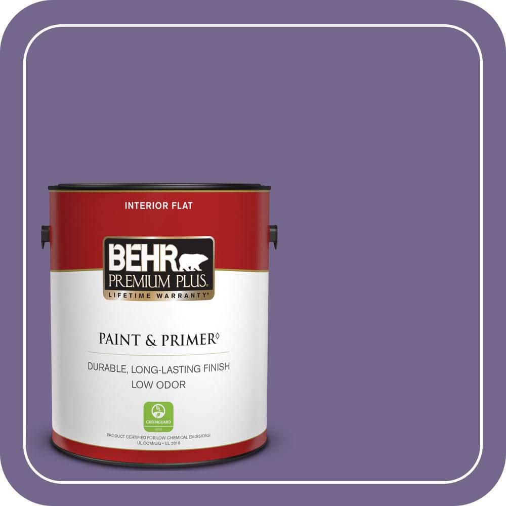 1 gal. #MQ5-41 Violet Vixen Flat Low Odor Interior Paint & Primer price history on PriceWatchPro