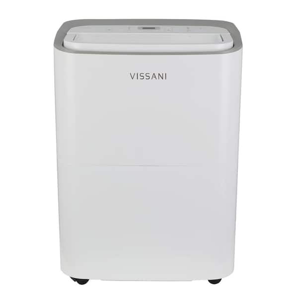 Vissani 35 pt. Dehumidifier for Basement, Garage, or Wet Rooms up to 3000 sq. ft. in White, Energy Star