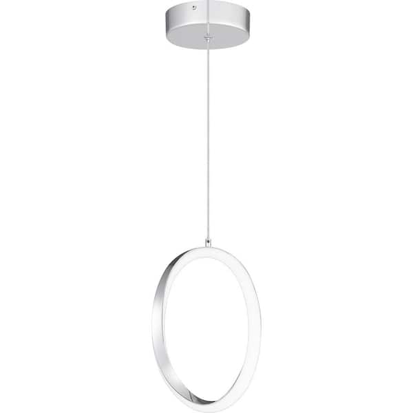 Quoizel Senna Integrated LED Polished Chrome Mini Pendant