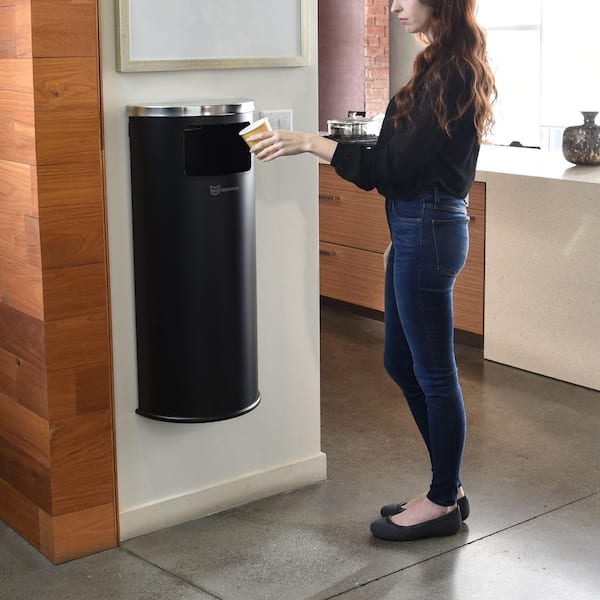 Large-capacity Wall-mounted Trash Can With Lid Trash Can Kitchen