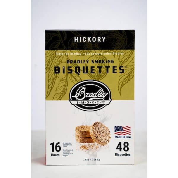 Bradley Smoker Hickory Flavor Bisquettes (48-Pack)