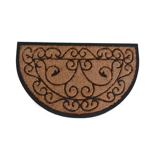 30 in. x 18 in. Coir;Rubber Outdoor Door Mat