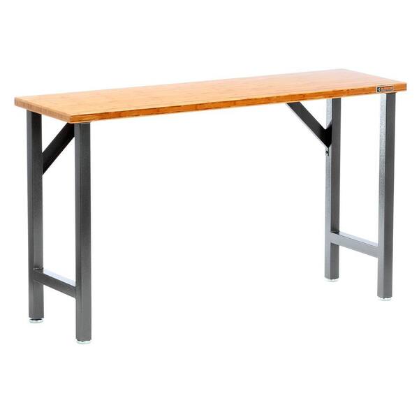 Gladiator - Ready to Assemble 39 in. H x 67 in. W x 20 in. D Bamboo Top Workbench