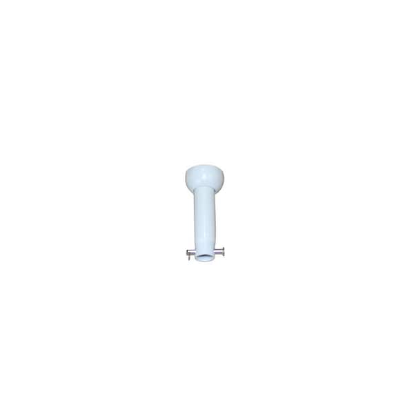 PRIVATE BRAND UNBRANDED Caprice 4.5 in. Matte White Extension Downrod