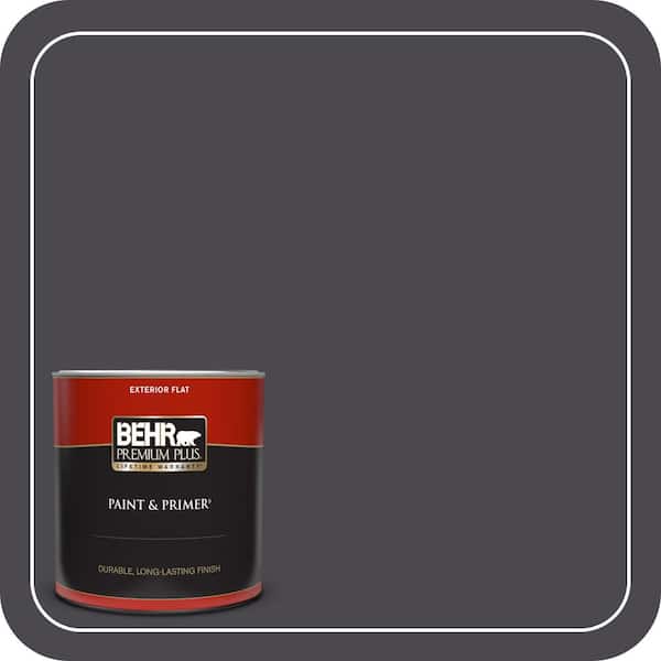 BEHR PREMIUM PLUS 1 qt. #ECC-62-2 Cityscape Flat Exterior Paint & Primer