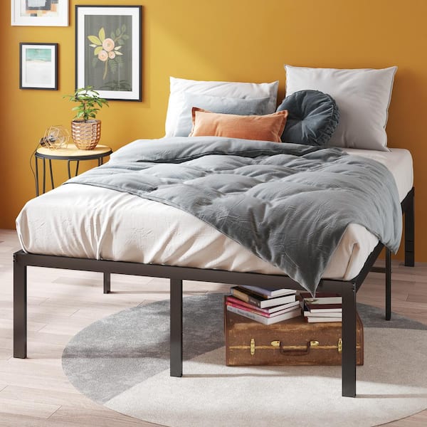 Zinus Bastidor clásico para cama de plataforma de metal con soporte de