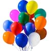 12 in. Bright and Assorted Colors Latex Balloons for New Year's Eve Party Balloons (100-Pieces)