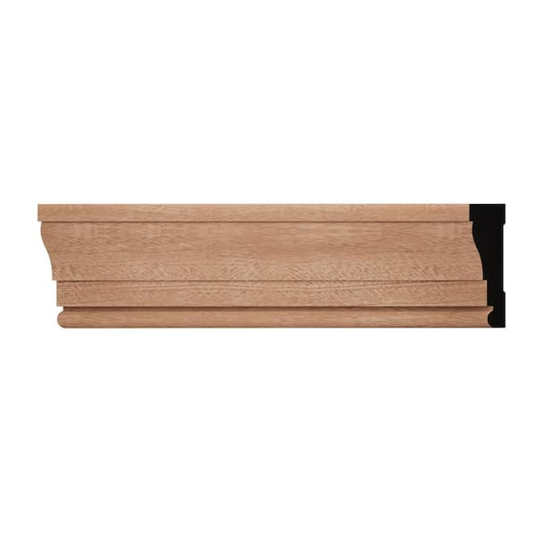 WM376 0.69 in. D x 2.25 in. W x 6 in. L Wood (Sapele) Casing Sample