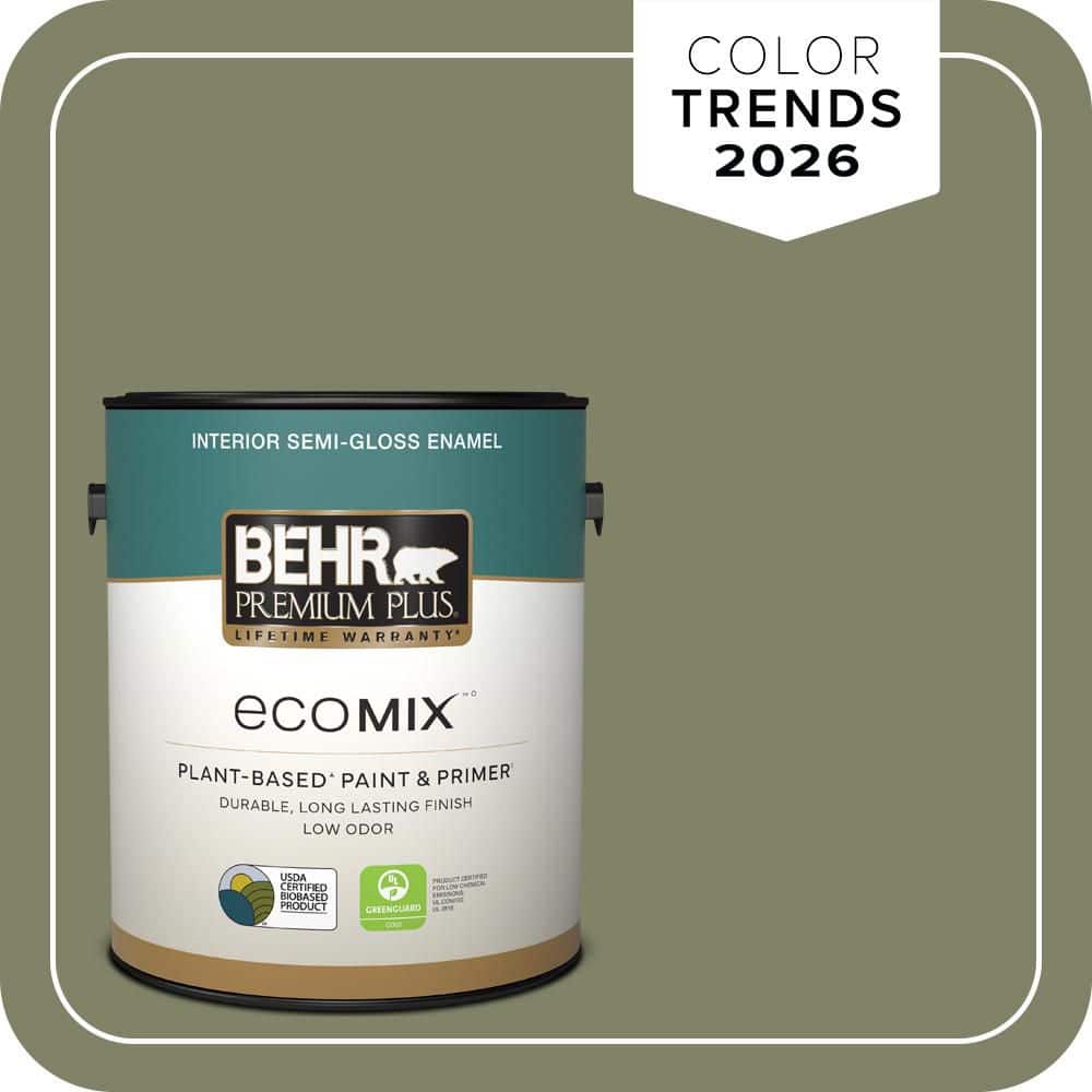 1 gal. #S380-6 Ecological Semi-Gloss Enamel EcoMix Plant-Based Interior Paint & Primer price history on PriceWatchPro
