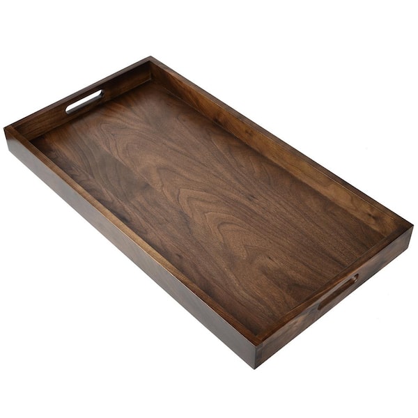 Crafter's Square Wood Trays with Handles, 7.625x5.875 in.
