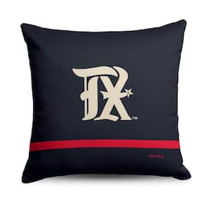 MLB TX Rangers City Connect Printed Polyester Throw Pillow 18 X 18