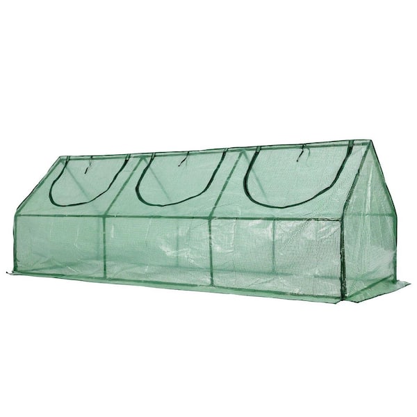 Aoodor 9 ft. W x 3 ft. D x 3 ft. H Portable Mini Greenhouse Kit